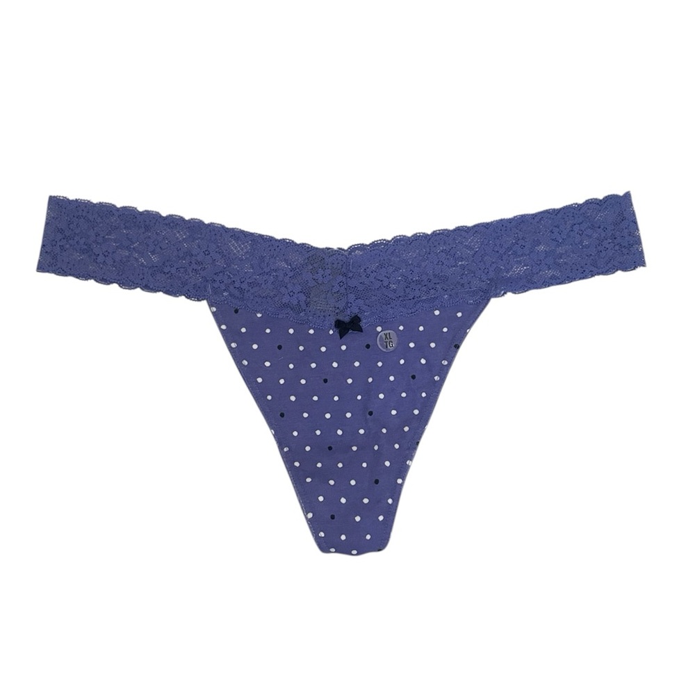 Aerie NWT Cotton & Lace Thong Panty